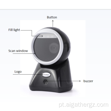 2021 novo design OEM ODM scanner de código de barras desktop